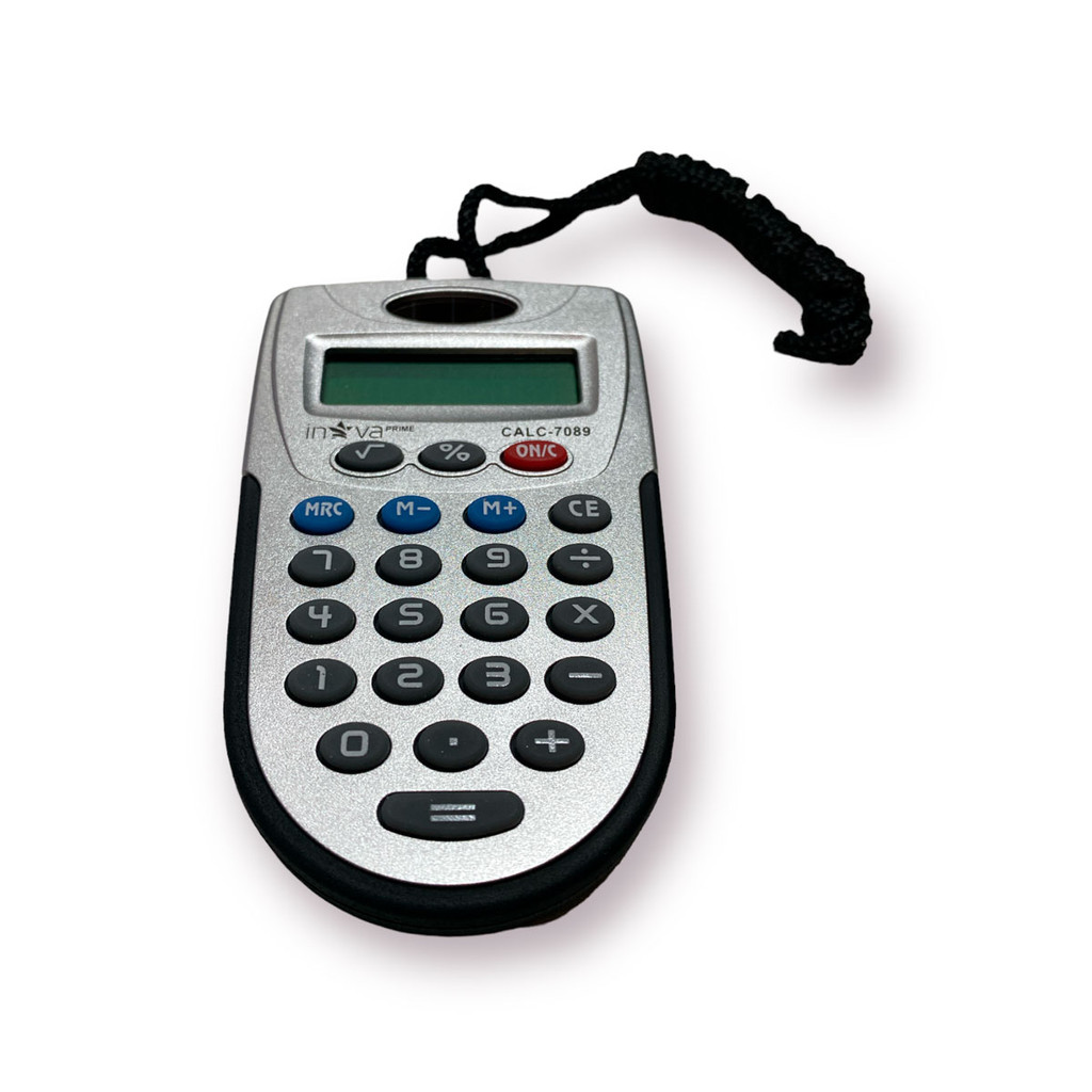 Calculadora Eletrônica Inova de Bolso 8 Digitos Com Cordão Envio Rápido em Oferta na Shopee