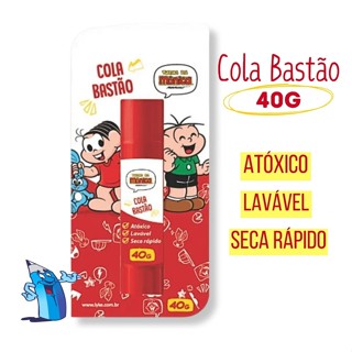 COLA BASTÃO 40G TURMA DA MÔNICA ESCOLAR INFANTIL LYKE em Oferta na Shopee