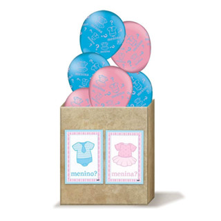 Adesivo Grande - Chá Revelação - Festcolor em Oferta na Shopee