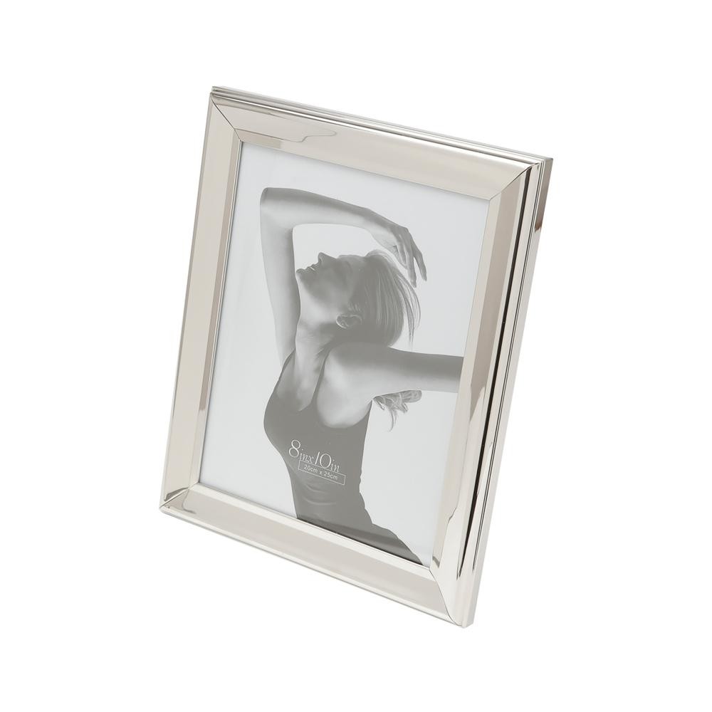 Porta-Retrato Wolff Perene Liso 10cm x 15cm Prata Aço Inox em Oferta na Shopee