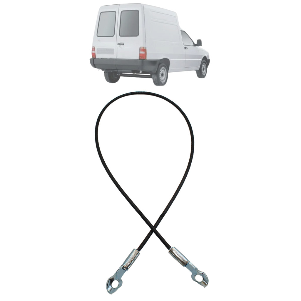 Cabo Aço Tampa Traseira Caçamba Fiorino Pick-up 1988 Até 1998