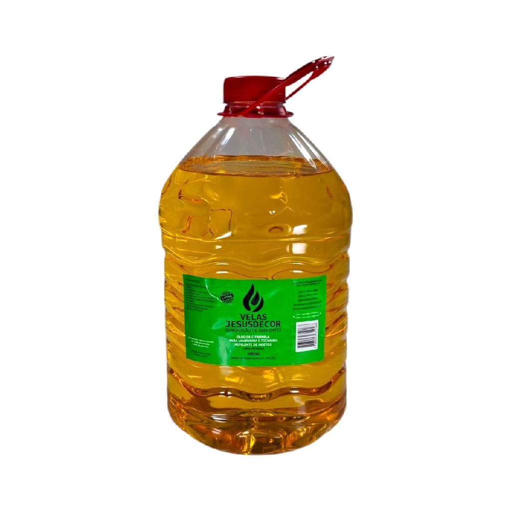 Fluído Para Vela Lamparina Citronela Galão Grande Espanta Mosquito