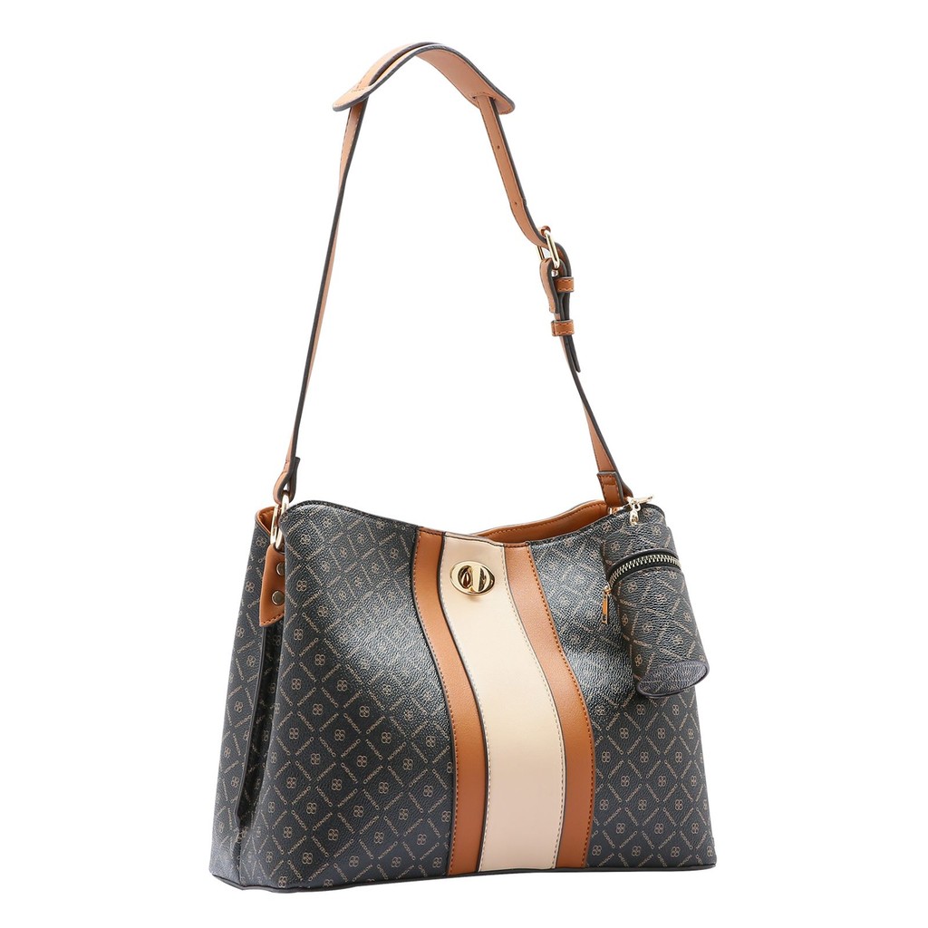 Bolsa Feminina Monograma Faixa de Ombro 3484160 - Women Bags