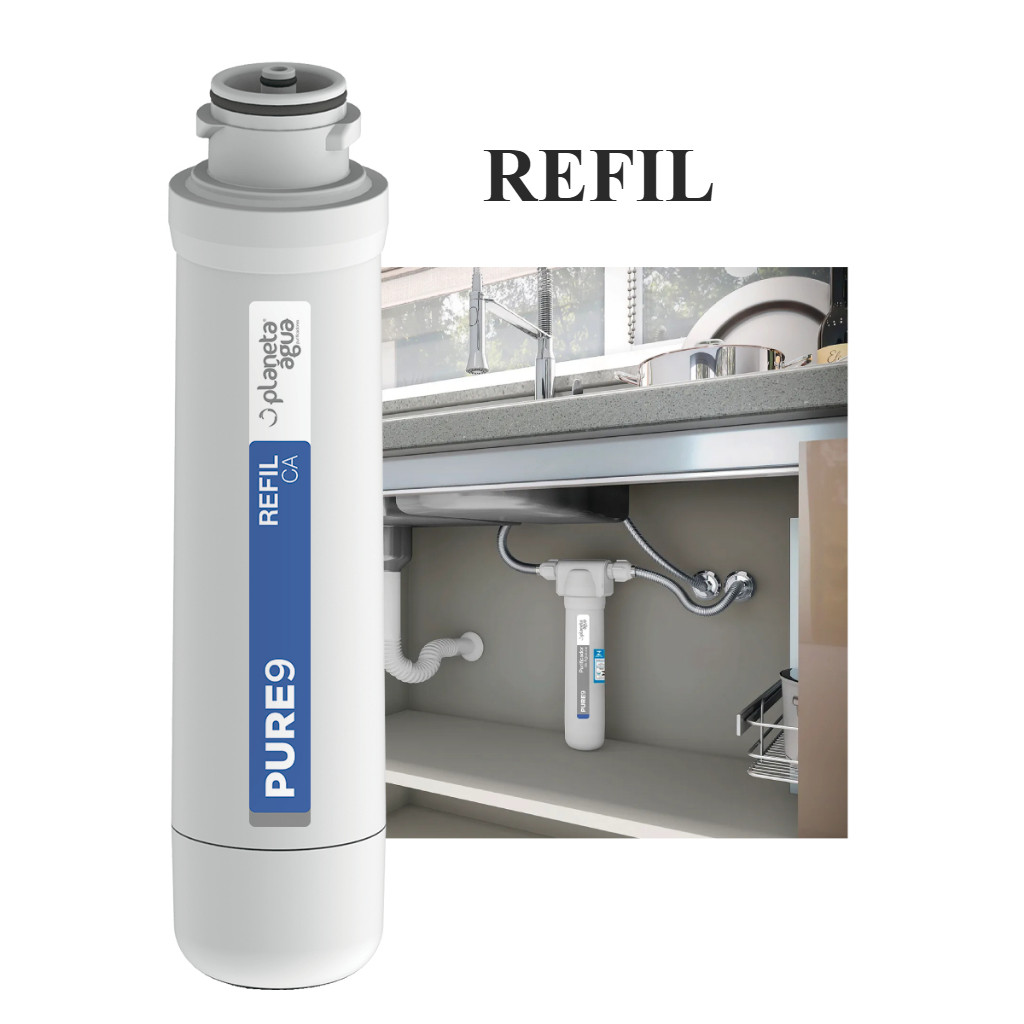 Refil Para Filtro Pure 9 Purificador Planeta Água Original