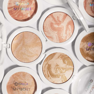 Iluminador Baked Compacto Marmorizado My Secret Dalla em Oferta na Shopee