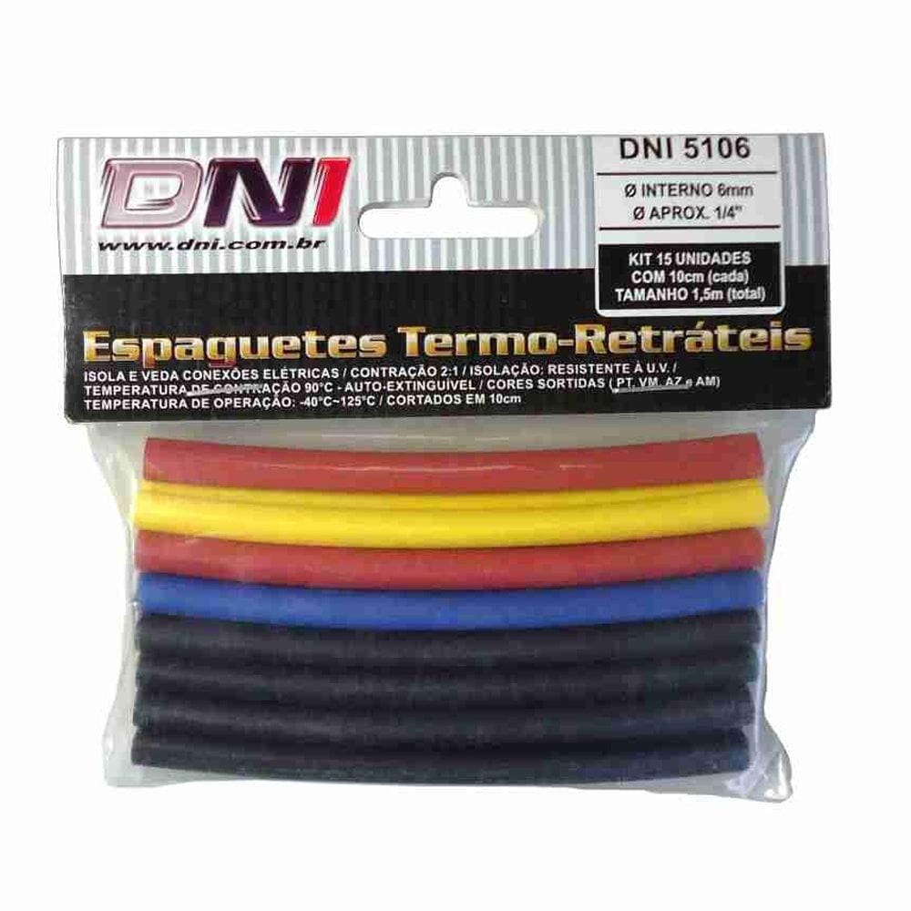 Espaguete Tubo Termo Retrátil 6mm - DNI 5106 - Home Appliances