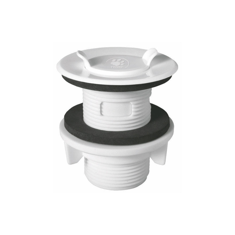Válvula Branca para Lavatório e Tanque com e sem Ladrão 11/4 - Tigre em Oferta na Shopee