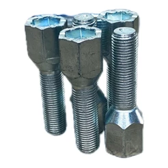 Kit Jogo 4 Parafusos Longos De Roda 62mm Compatível Fiat Uno Palio Strada Siena Fiorino Marea Weekend Alta Qualidade
