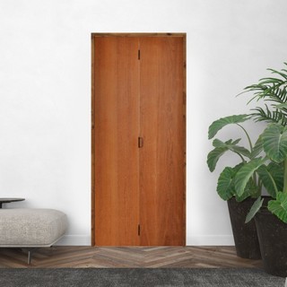 Kit Porta de Madeira Camarão 210x72cm Batente 11cm Rodam em Oferta na Shopee