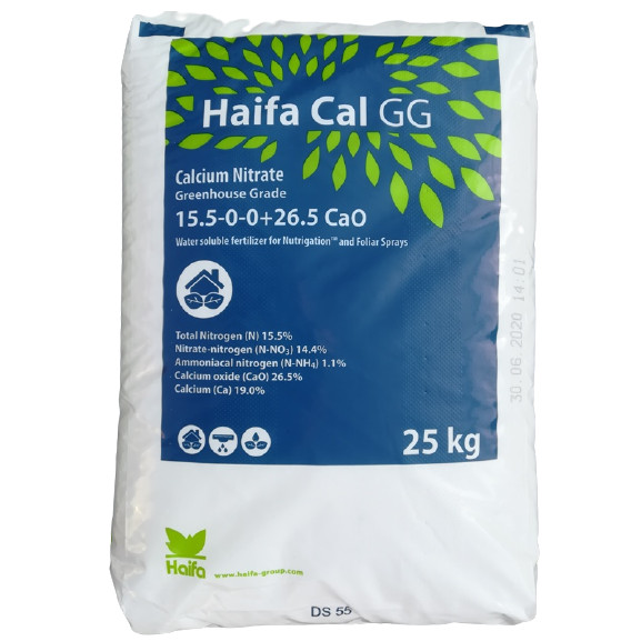 FERTILIZANTE NITRATO DE CÁLCIO HAIFA CAL GG 1KG - SOLÚVEL