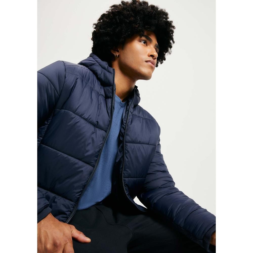 Jaqueta Básica Masculina Puffer Com Capuz Hering - Men Clothes