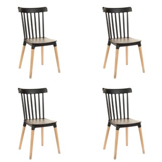 Kit 4 Cadeiras de Jantar Windsor Design em Oferta na Shopee