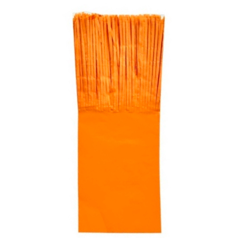 Papel para Bala de Coco - 8,5 x 21,5 cm - Laranja - 48 unidades - CampFestas - Rizzo - Home & Living