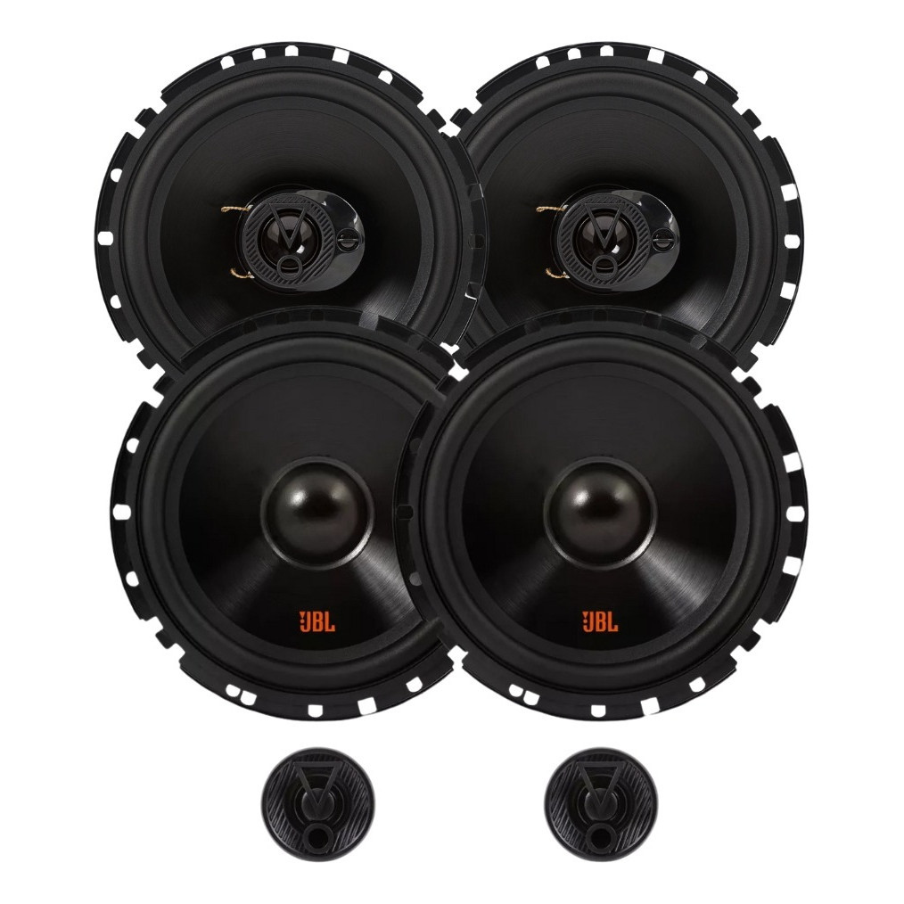 Kit Par de Alto Falantes 6  JBL FLEX4 6TRFX55 110W + Kit 2 Vias 6  JBL FLEX4 62VFX55 110W em Oferta na Shopee