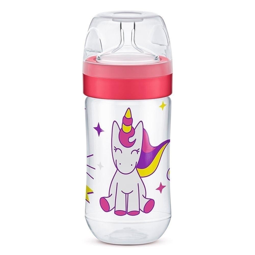 Mamadeira Lillo Silicone Super Evolution Rosa 300ml