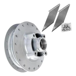 Cubo Traseiro Fan 125 2009 A 2015 + Raio 4mm Kit Promoção