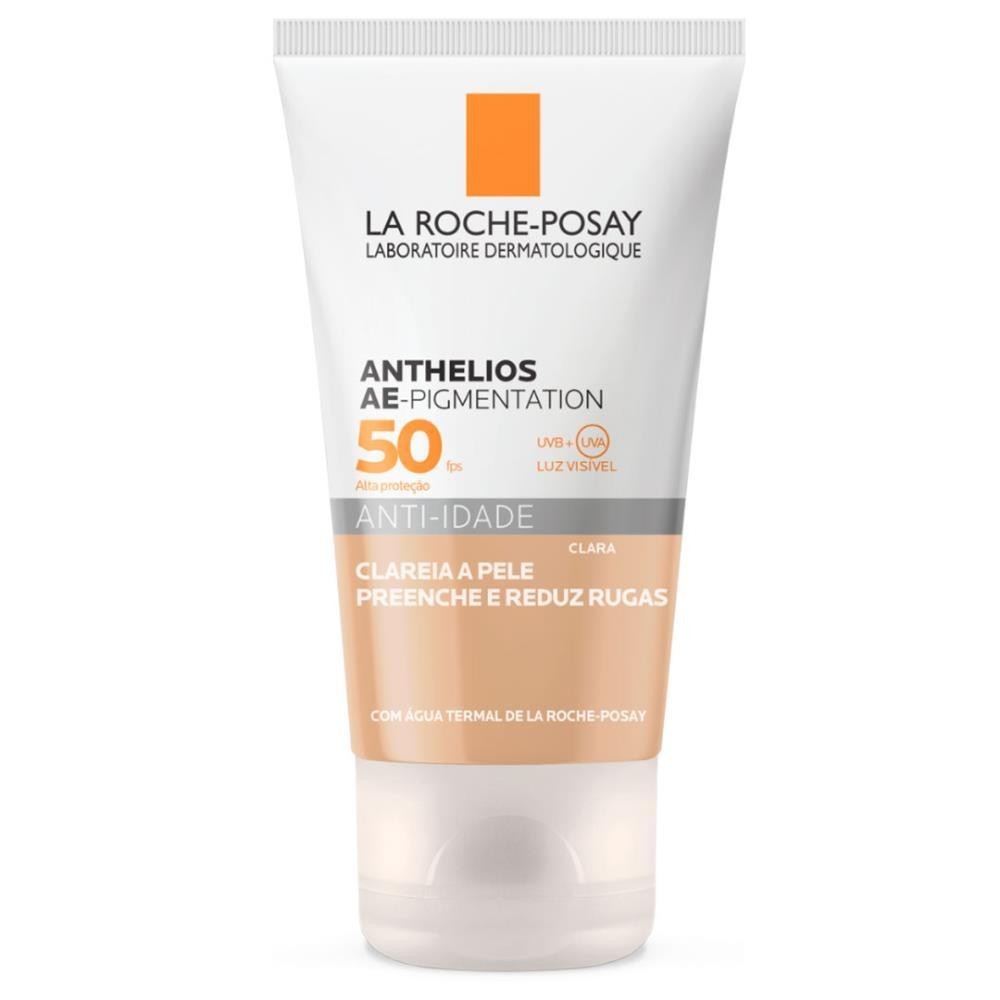 ANTHELIOS AE PIGMENTATION PROTETOR SOLAR FPS50 COR CLARA COM 40G em Oferta na Shopee