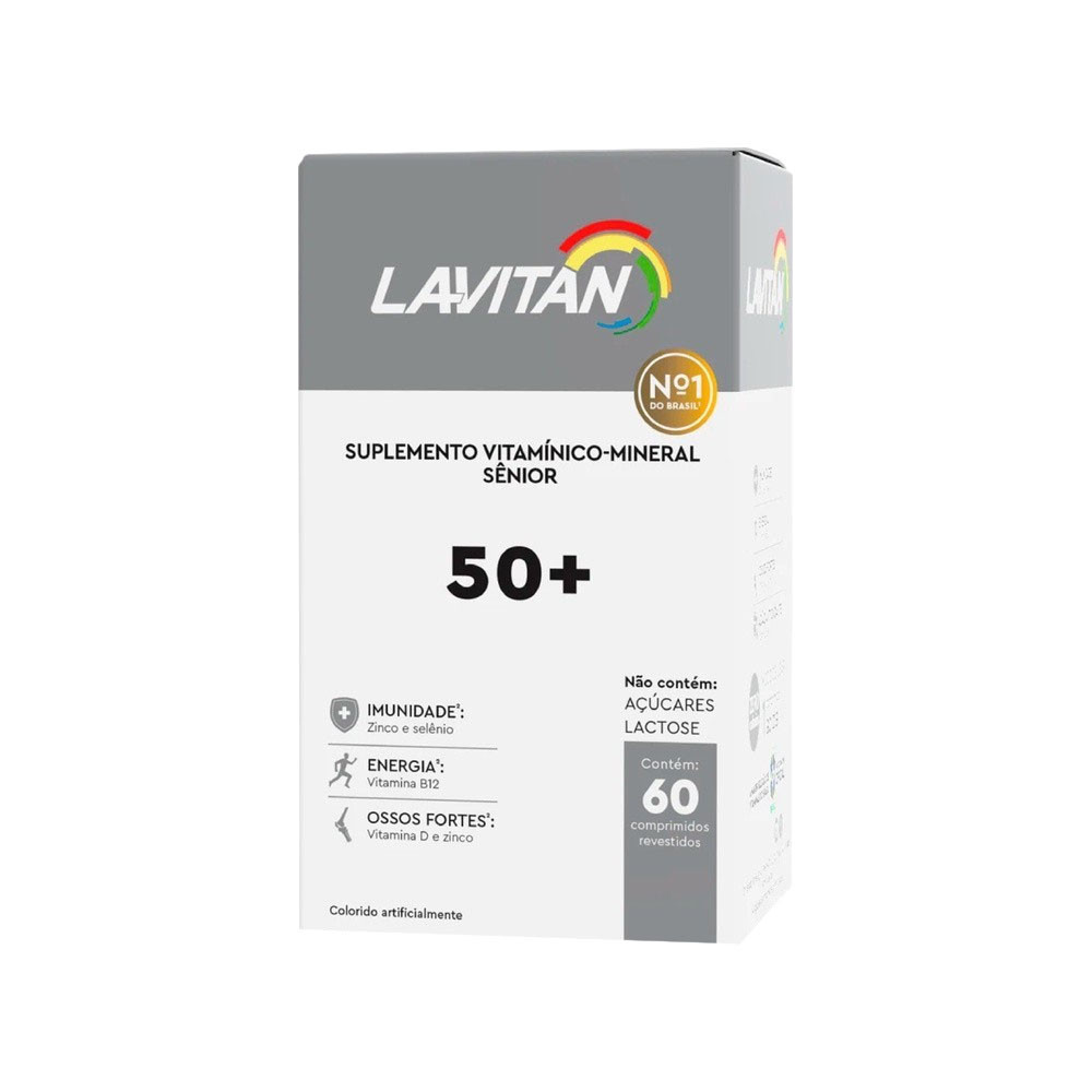 Suplemento Lavitan 50+ Sênior 60 Cápsulas - Cimed