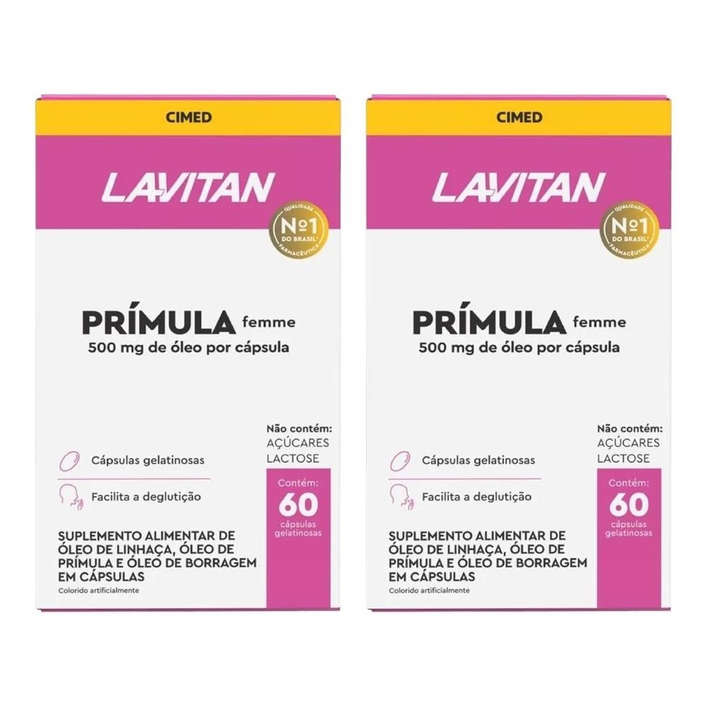 Kit 2 und Lavitan Primula Femme 60 Caps em Oferta na Shopee