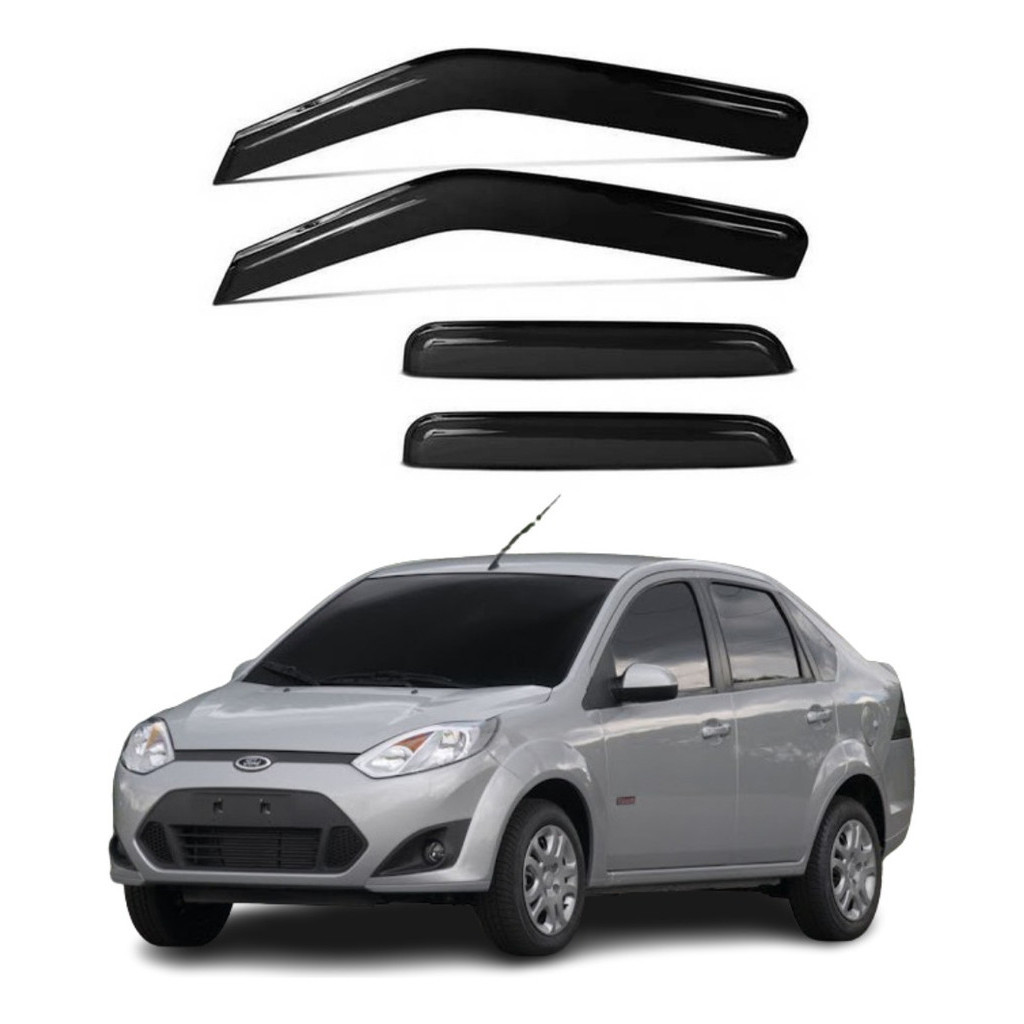 Calha De Chuva Fiesta Rocam 2002 A 2014 4p em Oferta na Shopee