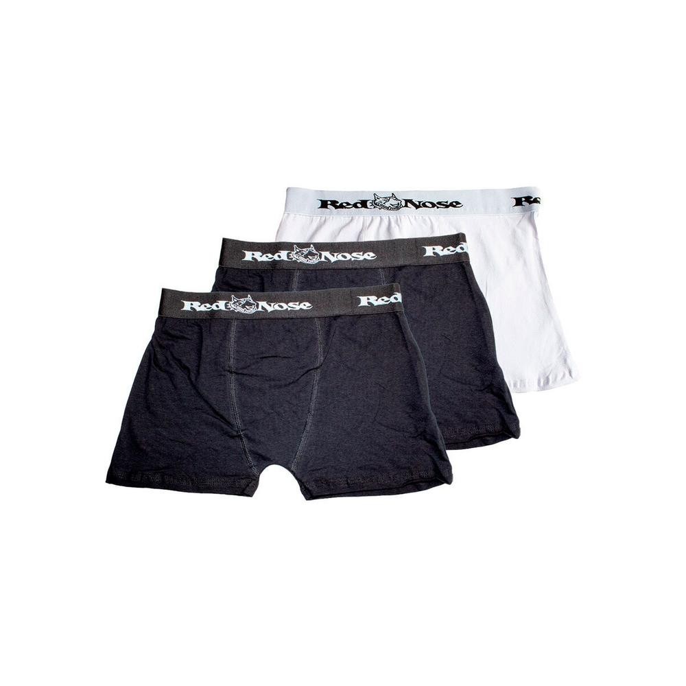 Kit com 3 Cuecas Boxer Red Nose 320 Colorido