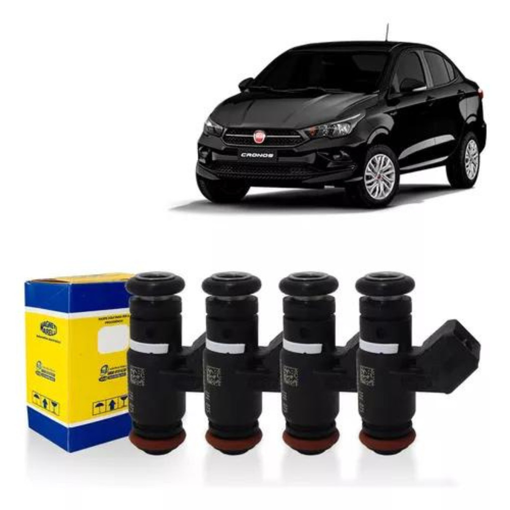 4 Bicos Injetores Fiat Uno Cronos Argo 1.3 8v Flex 2016/...