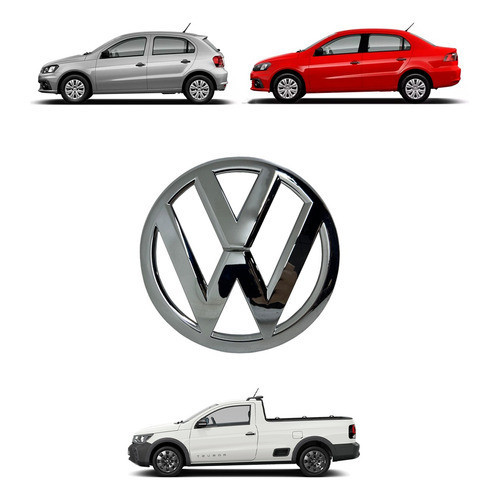 Emblema Dianteiro Gol - Saveiro - Voyage G7 Orig. Volkswagen em Oferta na Shopee
