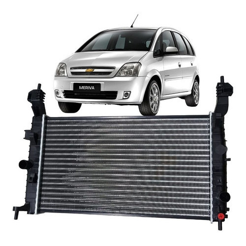 Radiador Notus Gm Meriva 1.4 1.8 2002 2004 2006 2008 2010 2012 C/ Ar - Spare Parts and Accessories for Vehicles