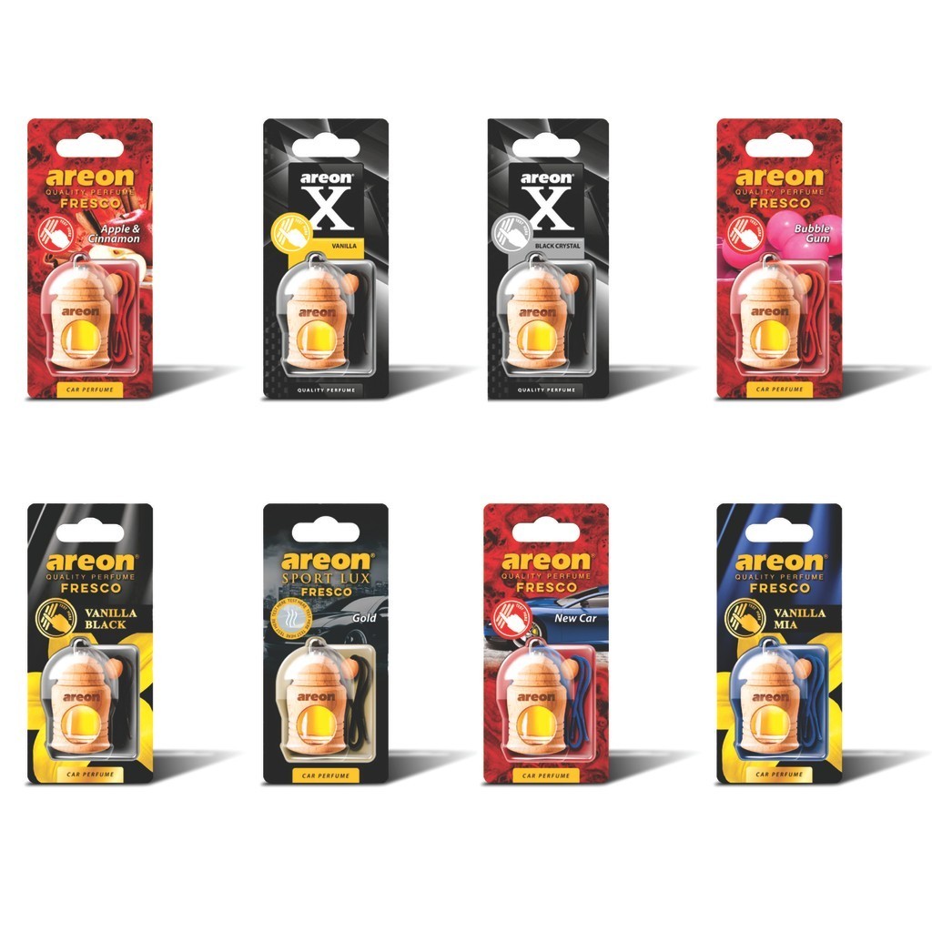 AROMATIZANTE AUTOMOTIVO AREON FRAGRÂNCIAS VARIADAS FRESCO em Oferta na Shopee