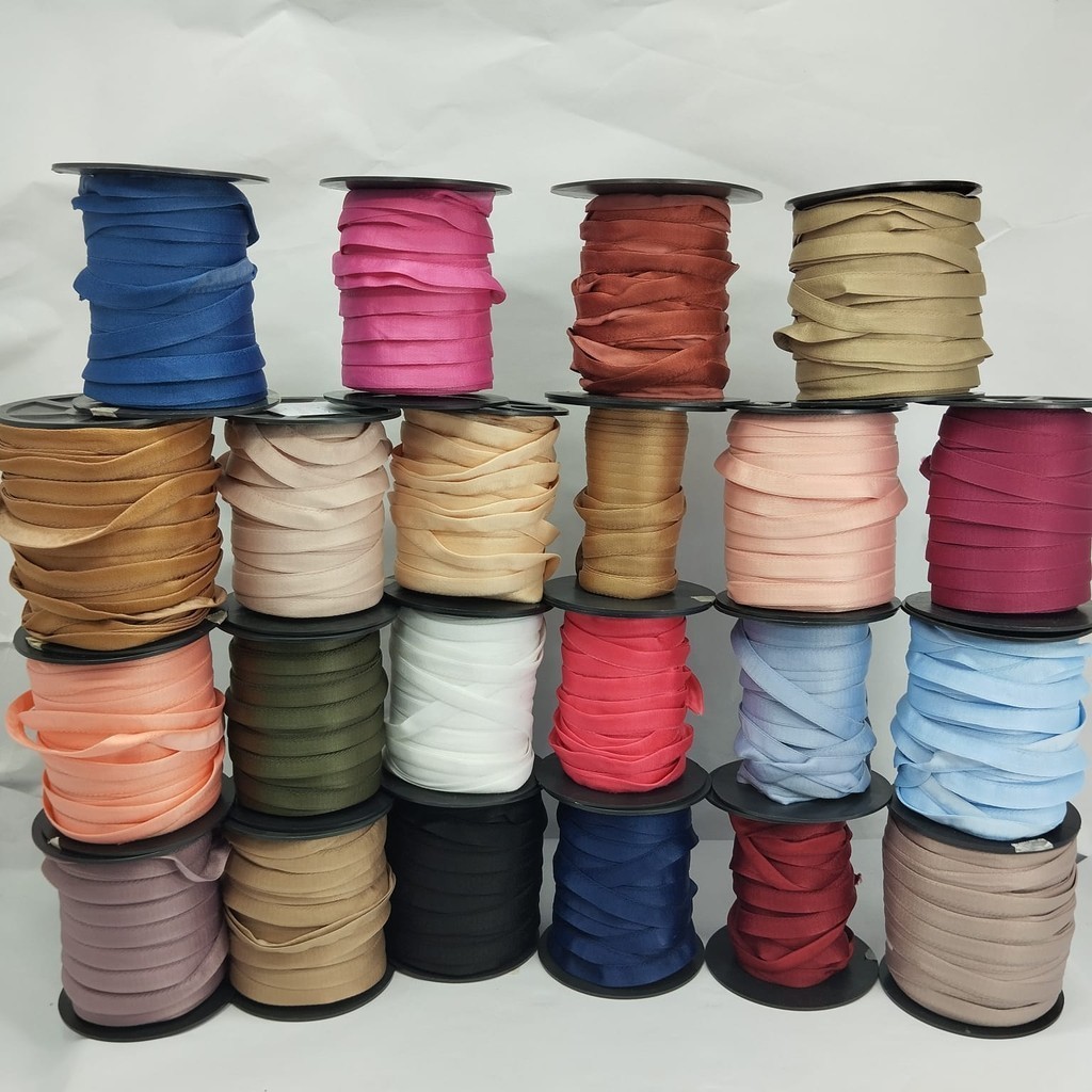 Viés Taquara Tamires 11mm Viés aro para arco de sutiã - Não é Elástico Fita oca curva Várias Cores