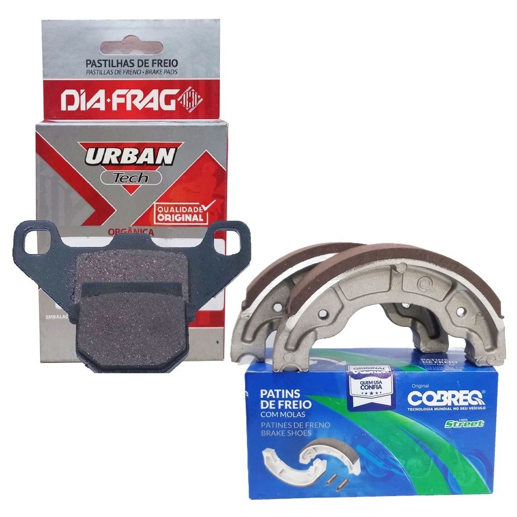Pastilha e Lona de Freio Dafra Smart 125 / Smart Joy 125 em Oferta na Shopee