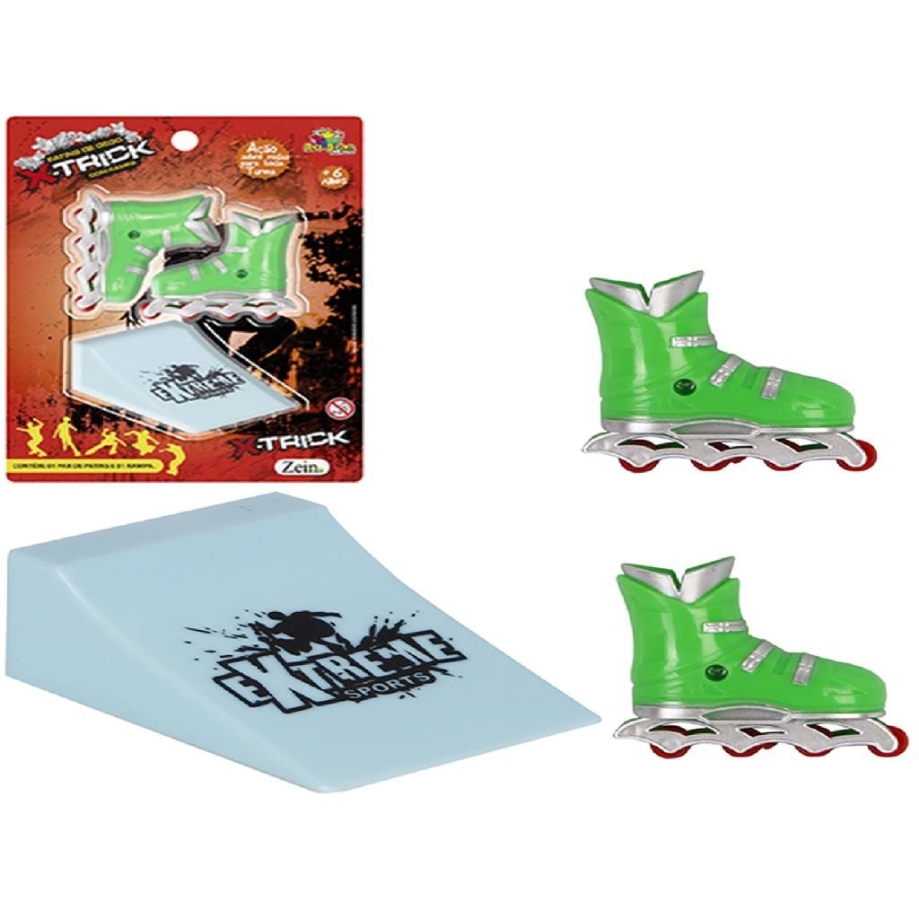 Patins Dedo Rampa Fingerboard Brinquedo Infantil Kit Radical