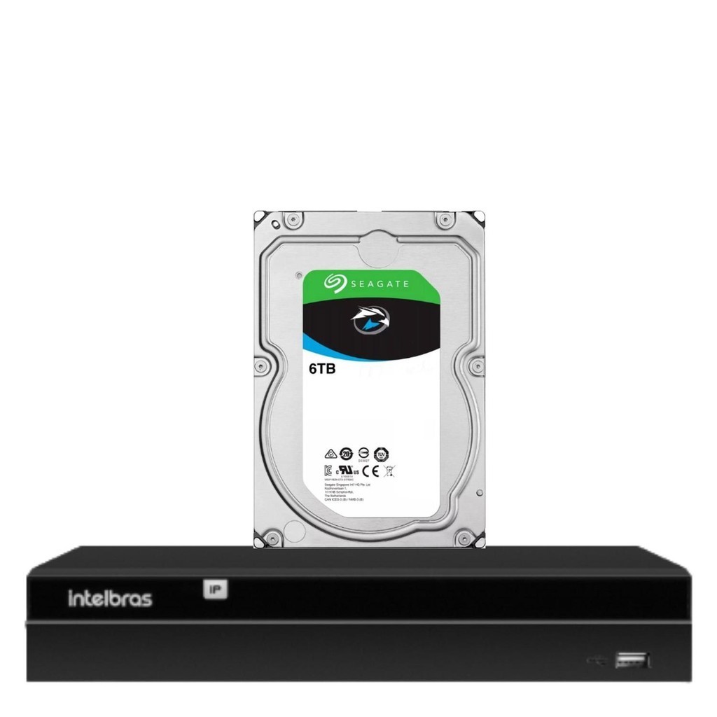 Gravador de Vídeo Digital Intelbras Nvd 1404 Com Hd 6TB