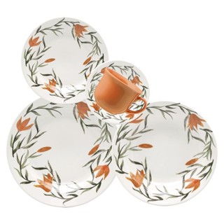 Aparelho De Jantar E Chá Biona Donna Lírios, Cerâmica, 30 Peças - 127234 em Oferta na Shopee