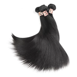 Cabelo Humano Natural Mega Hair Liso Na Tela 30cm - 50g