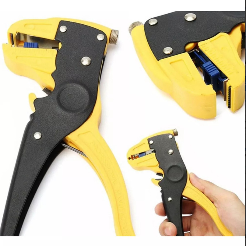 Alicate 2 Em 1 Decapador Corta Descasca Fio Cabo Profissiona