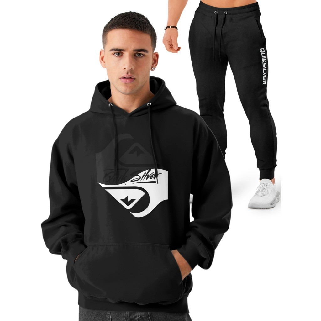 Kit Blusa + Calça QuikSilver Ying e QuikSilver 100% Algodao JJ1