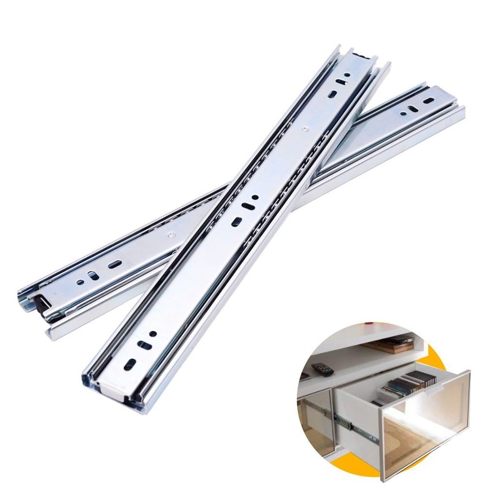 Corrediça Trilho Telescópico de 25 Cm H45 Steel 40kg Hd