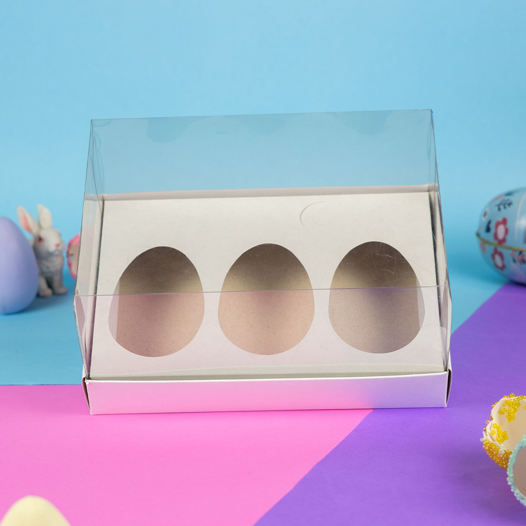 50 Caixas para 3 Ovos de Colher 100g em Oferta na Shopee