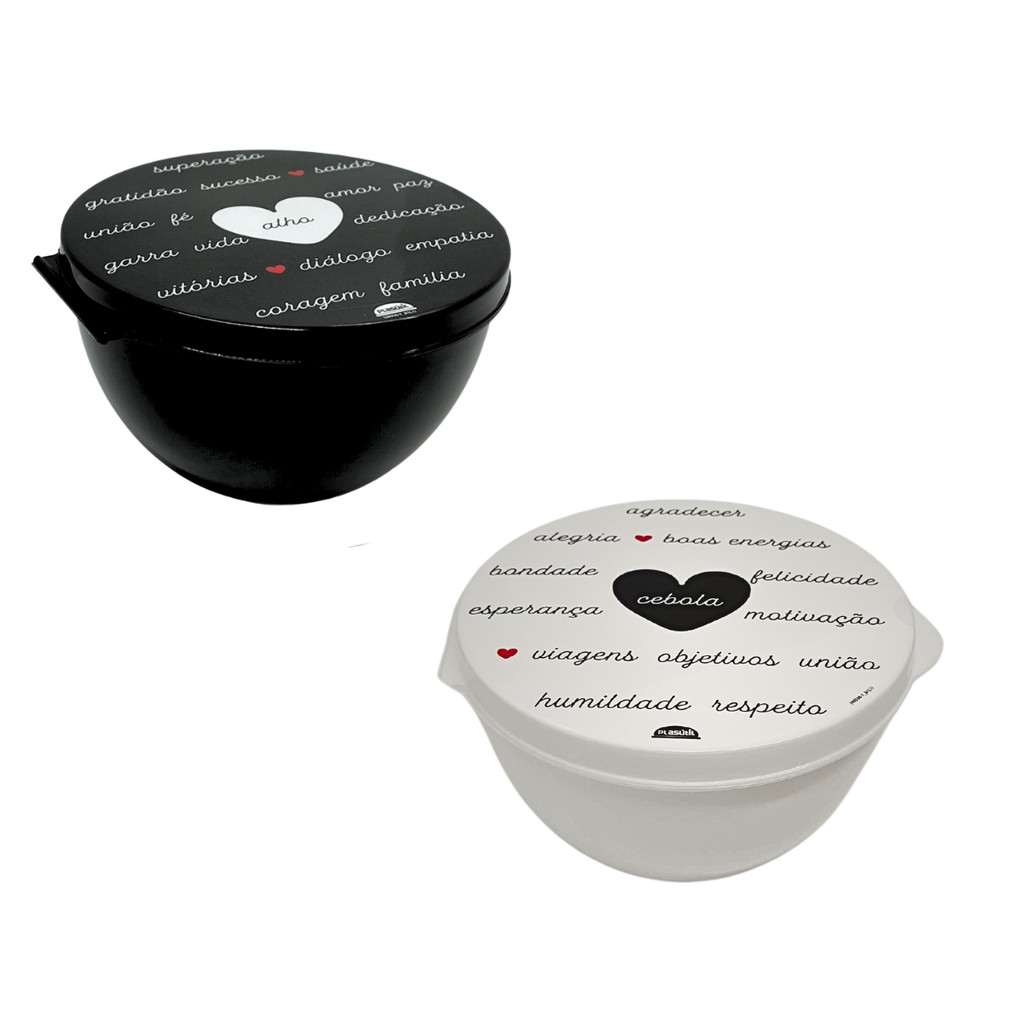 Kit Mix Porta Alho e Porta Cebola em Oferta na Shopee