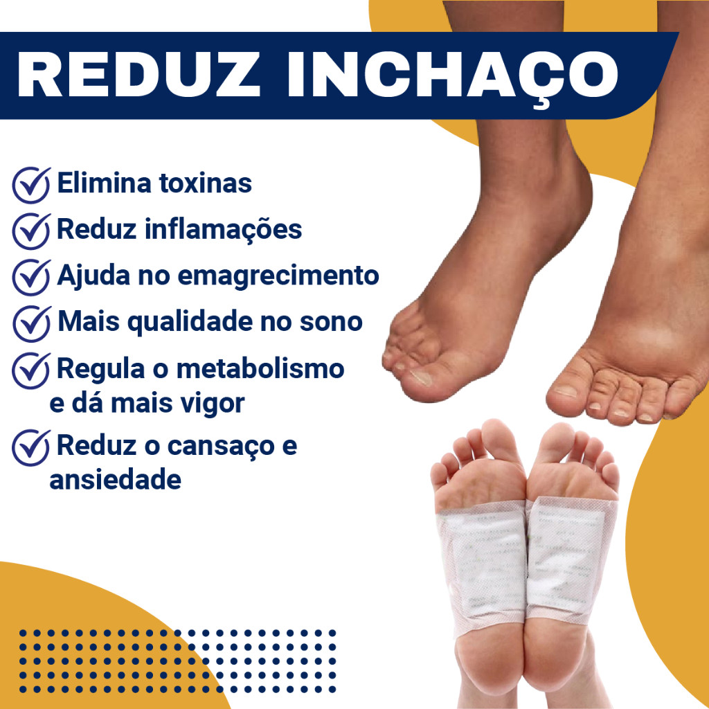 Adesivos Para Os Pés Impurezas e Toxinas Eliminador de Impurezas