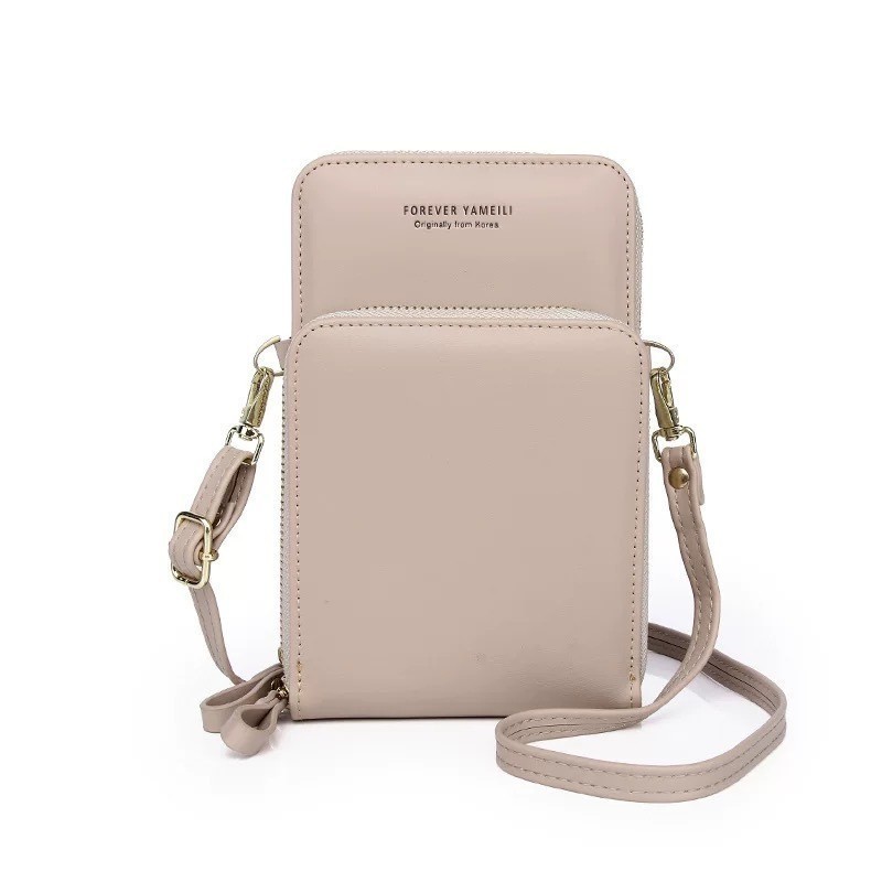 Bolsa transversal feminina moda feminina trabalho social porta celular com 2 divisorias em Oferta na Shopee