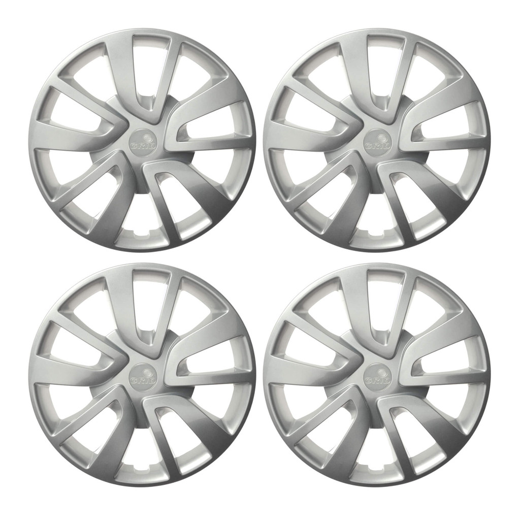 Calota Aro 14" Prata Universal Ideal Sandero 2014 / 2020 (Jogo c/ 4 Calotas) Grid - 870AR-PTA-E em Oferta na Shopee