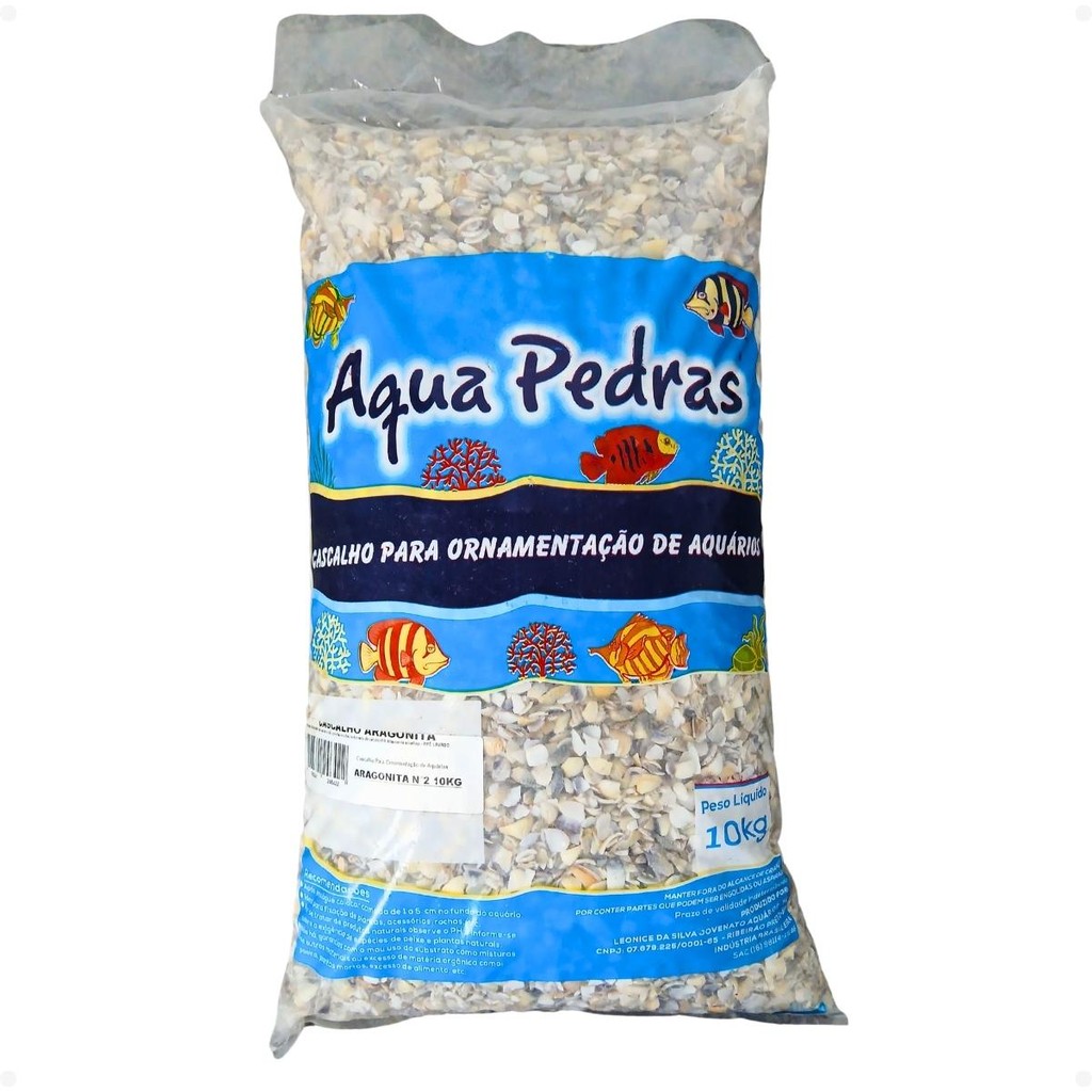 Aqua Pedras Aragonita Concha 2 10kg