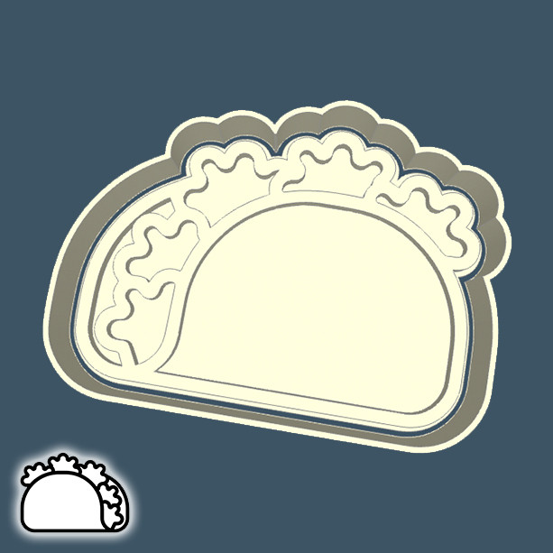 Cortador de Biscoito DE COMIDA E BEBIDA - TACO