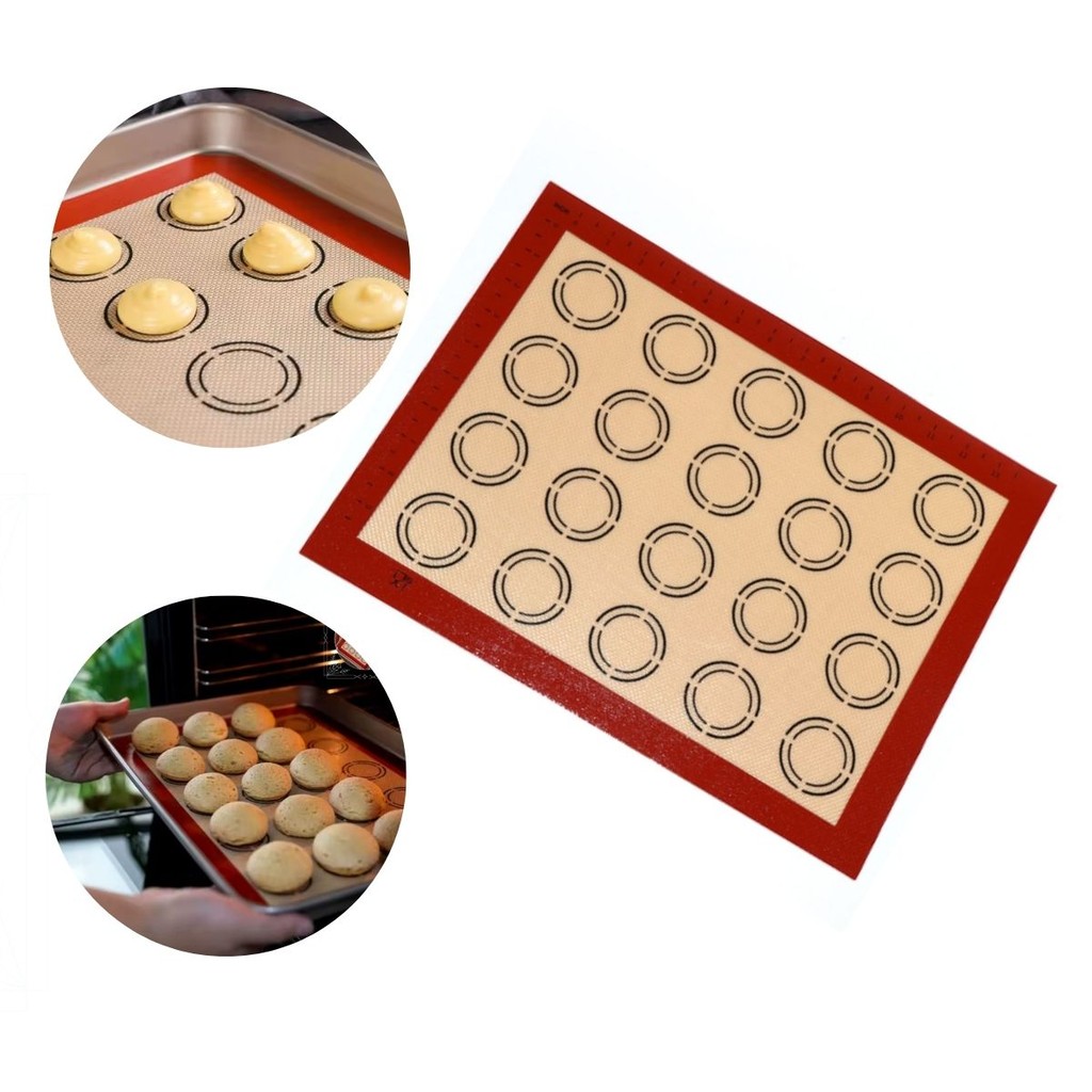 Tapete Culinário Fibra de Vidro Macaron Forno Antiaderente em Oferta na Shopee