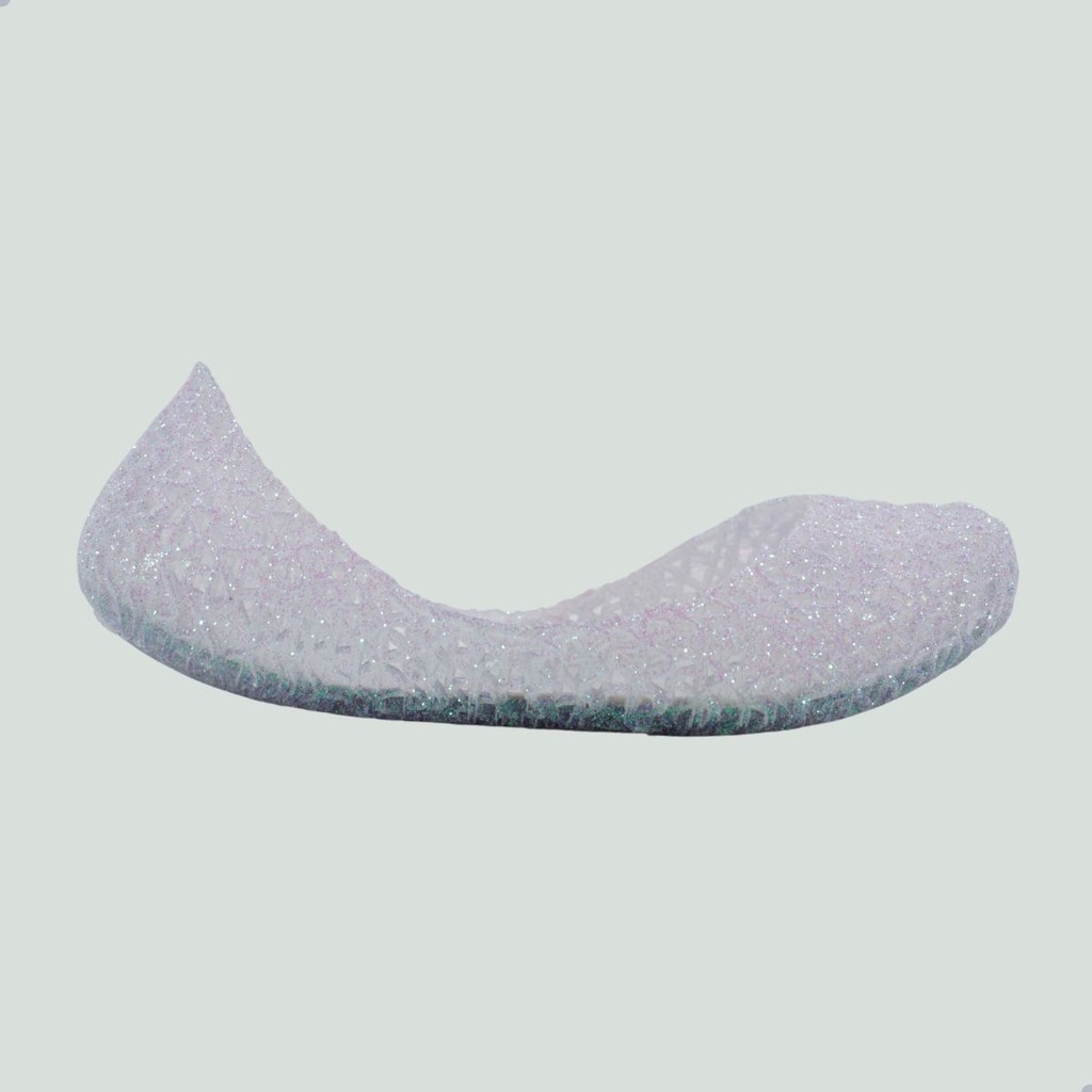 Sapatilha Mini Melissa Campana Papel Infantil Vidro Glitter