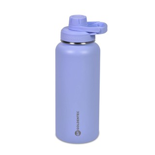 Garrafa Térmica Goldentec Inox 1000 ml ou frias com tampa com bico e base emborrachada - Lilás em Oferta na Shopee