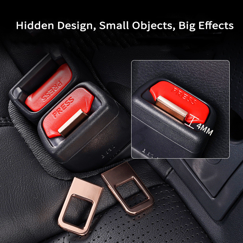 1/2Pçs Para BYD Mini Fivela De Cinto De Segurança De Carro Fivela De Cinto BYD Seal Song Plus TAN HAN Atto 3 Yuan Plus