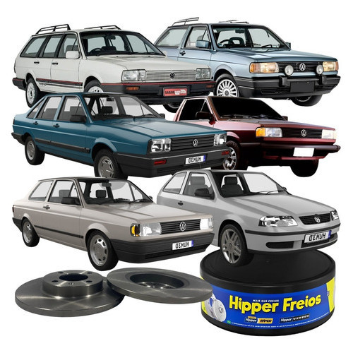 Par Disco Freio Dianteiro Sólido Vw Gol Parati Quantum - Spare Parts and Accessories for Vehicles